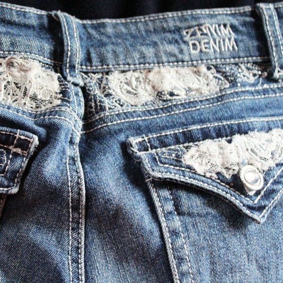Zenim Denim Jr/ Misses Capri Jean Size 0 - Picture 12 of 13